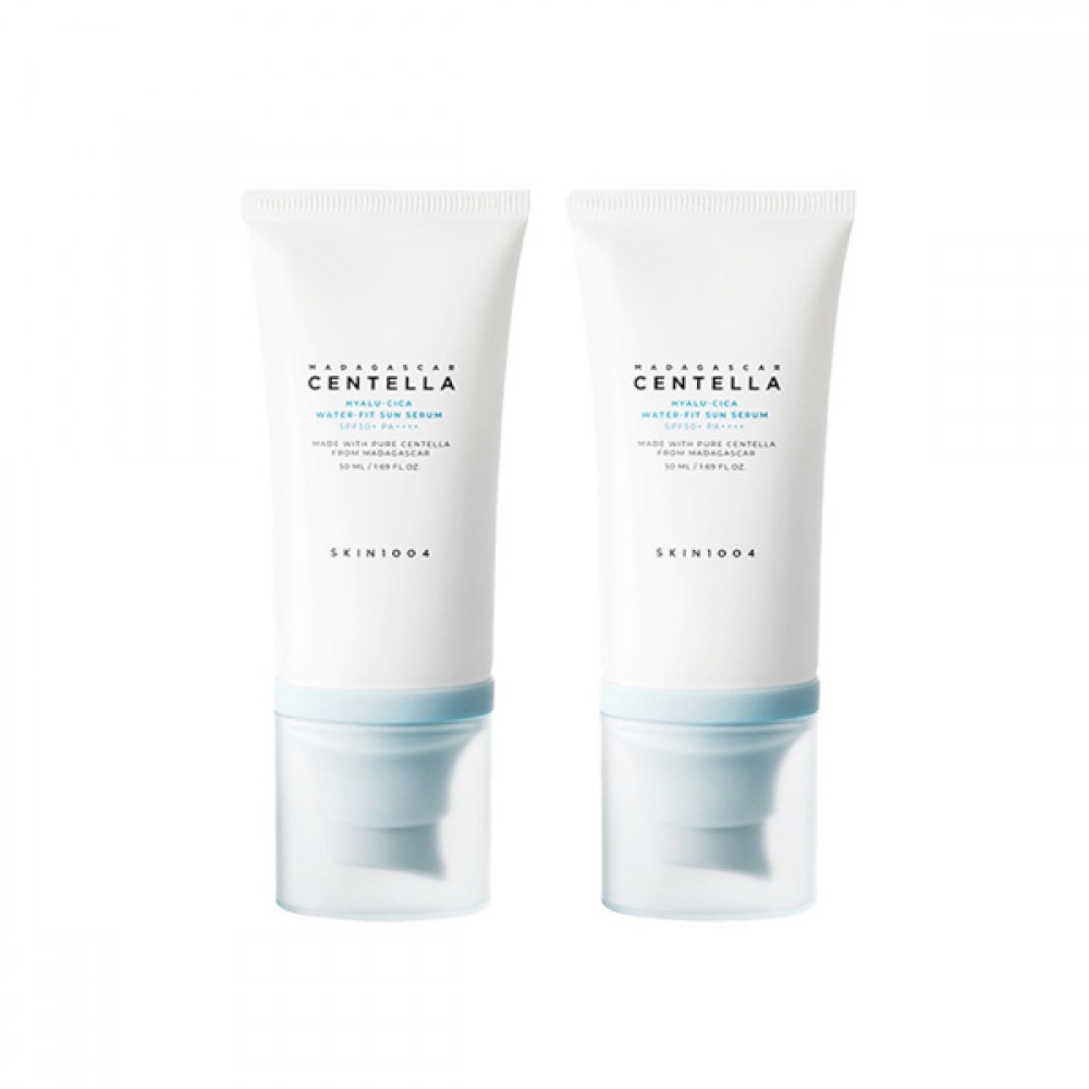 SKIN1004 - Madagascar Centella Hyalu-Cica Water-Fit Sun Serum SPF50+ PA++++ Twin Pack - 50ml*2ea