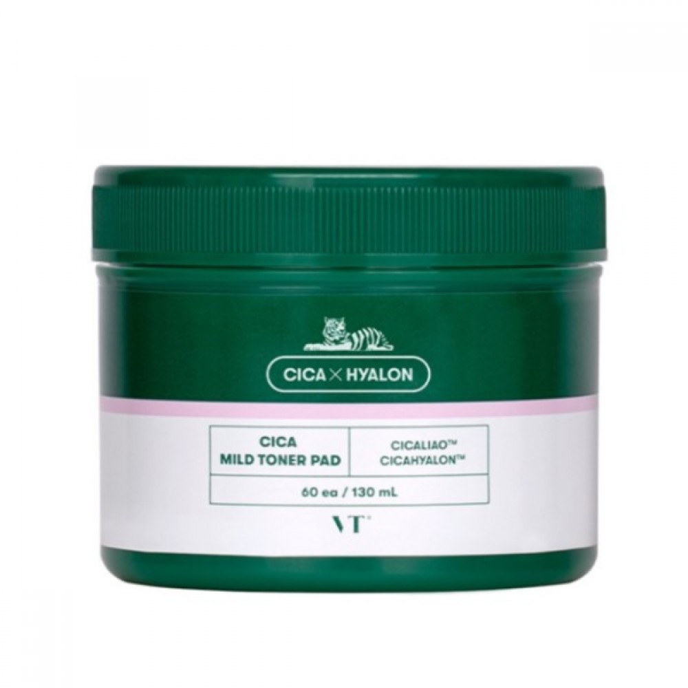 VT - Cica Mild Toner Pad - 60pcs