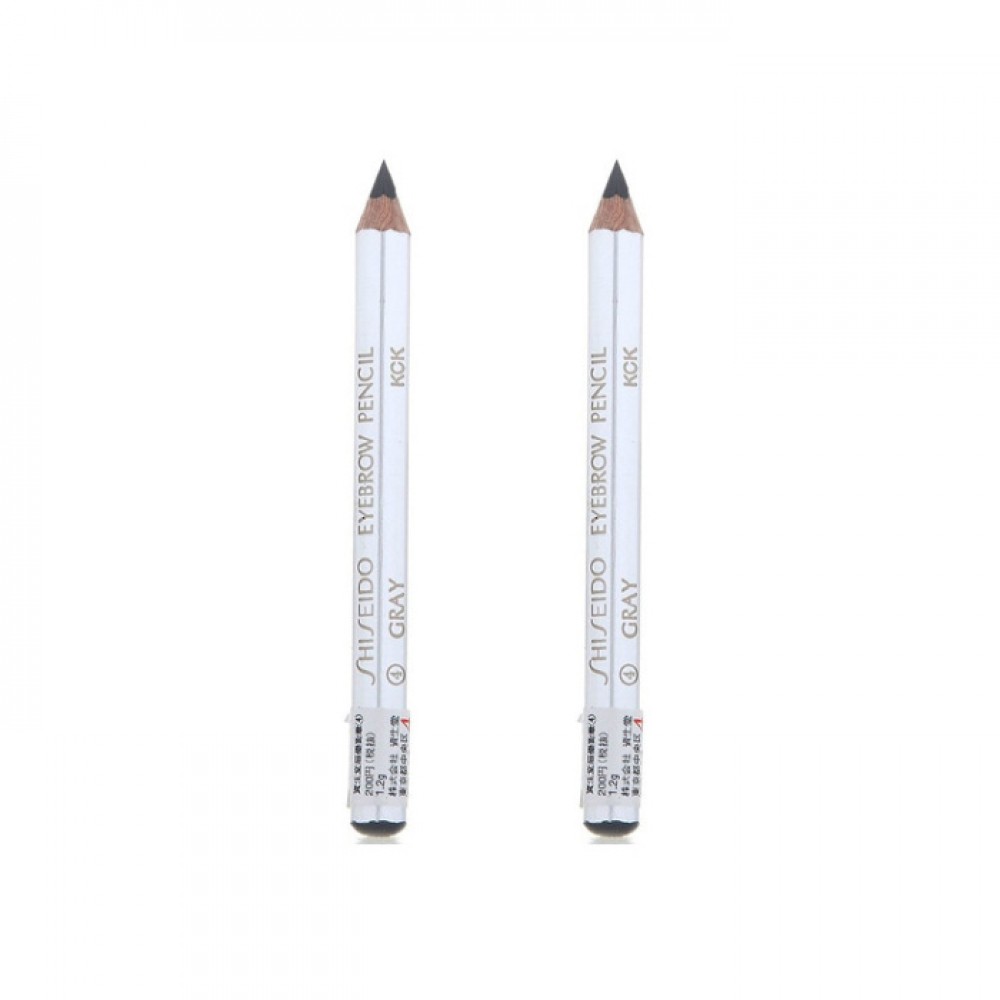 Shiseido - Eyebrow Pencil - 04 Grey (2ea) Set
