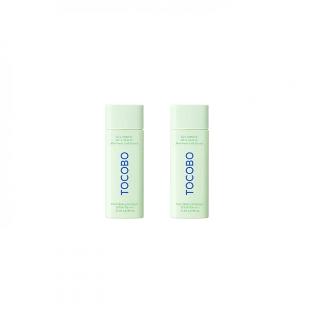 TOCOBO - Cica Calming Sun Serum SPF50+ PA++++ - 50ml (2ea) Set