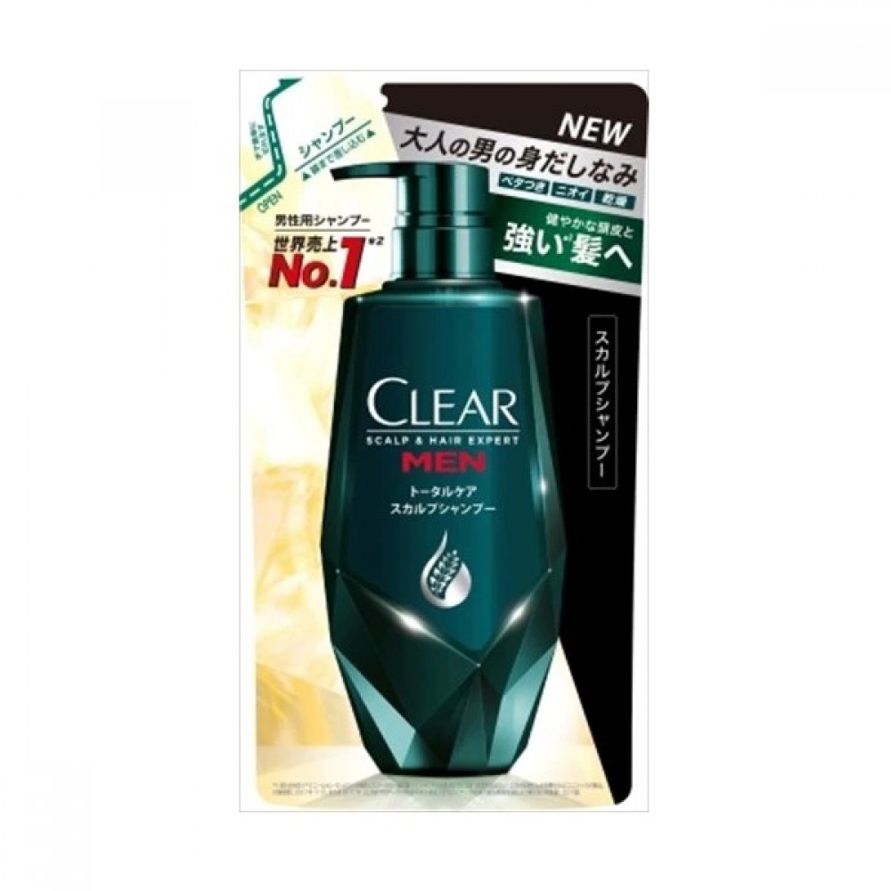 Dove - Clear For Men Total Care Scalp Shampoo Refill - 280g