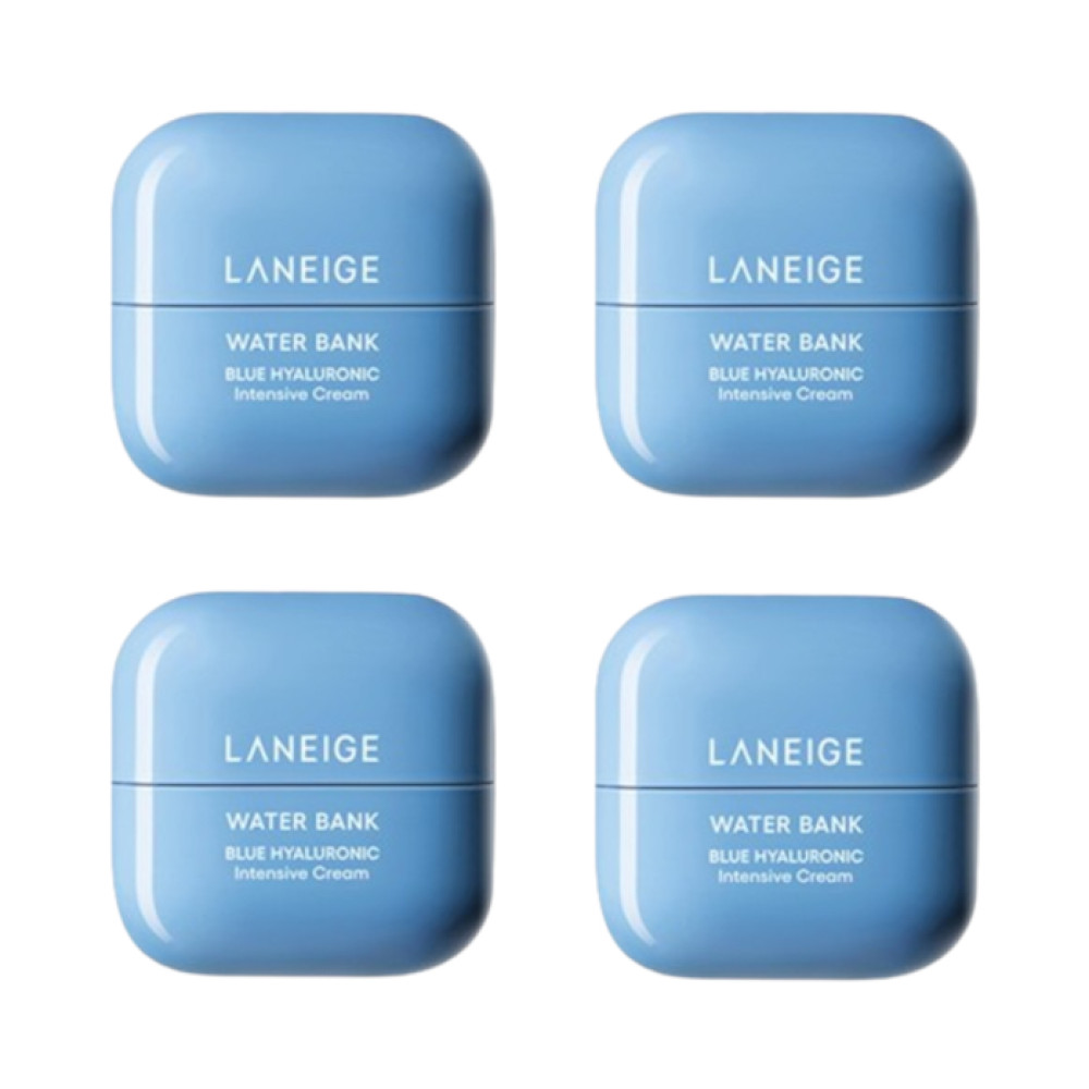 LANEIGE - Water Bank Blue Hyaluronic Intensive Cream - 50ml (4ea) Set