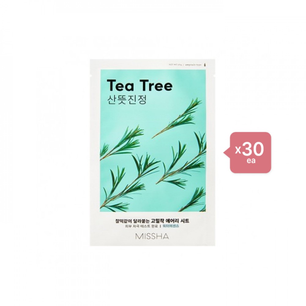 MISSHA - Airy Fit Sheet Mask - Tea Tree - 1pc (30ea) Set