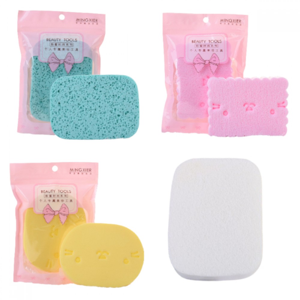 MINGXIER - Face Cleaning Sponge (Random Colour) - 1pc
