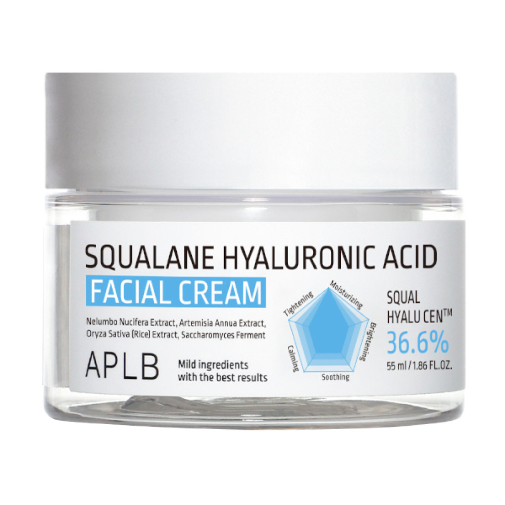 APLB - Squalane Hyaluronic Acid Facial Cream - 55ml
