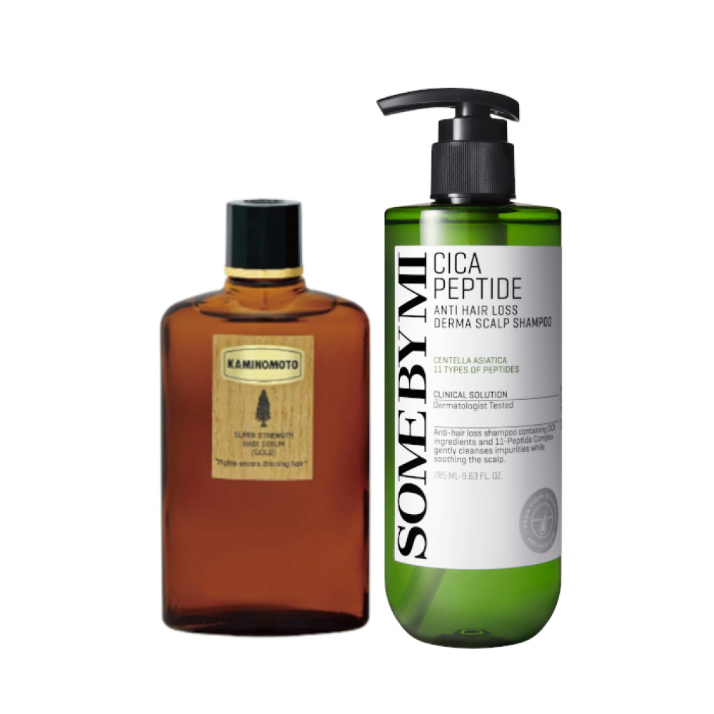 KAMINOMOTO X SOME BY MI Hair Serum & Shampoo Set