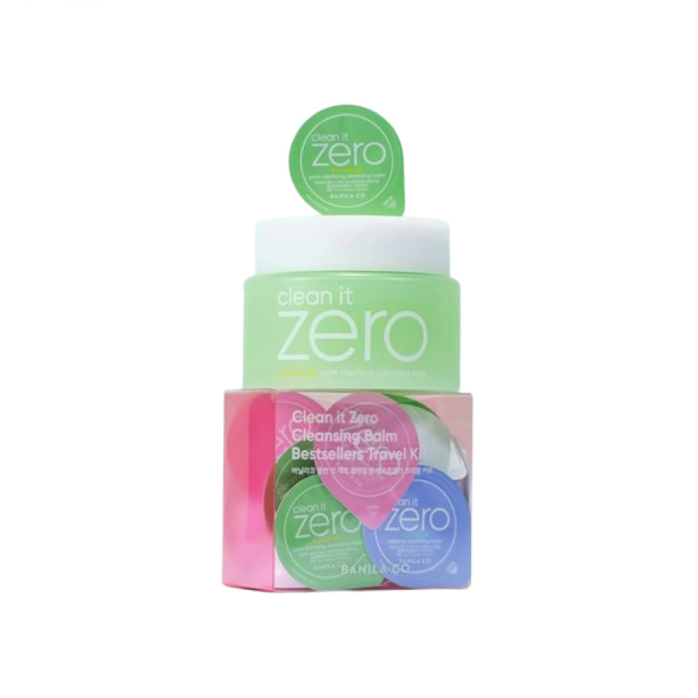 BANILA CO - Clean It Zero Pore Clarifying Cleansing Balm 100ml + Travel Kit 3ml*12ea - 1set
