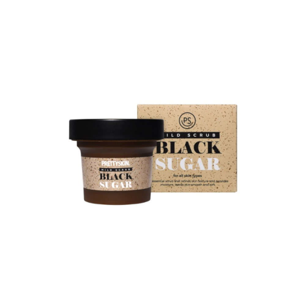 PRETTYSKIN - Mild Scrub Black Sugar - 100g