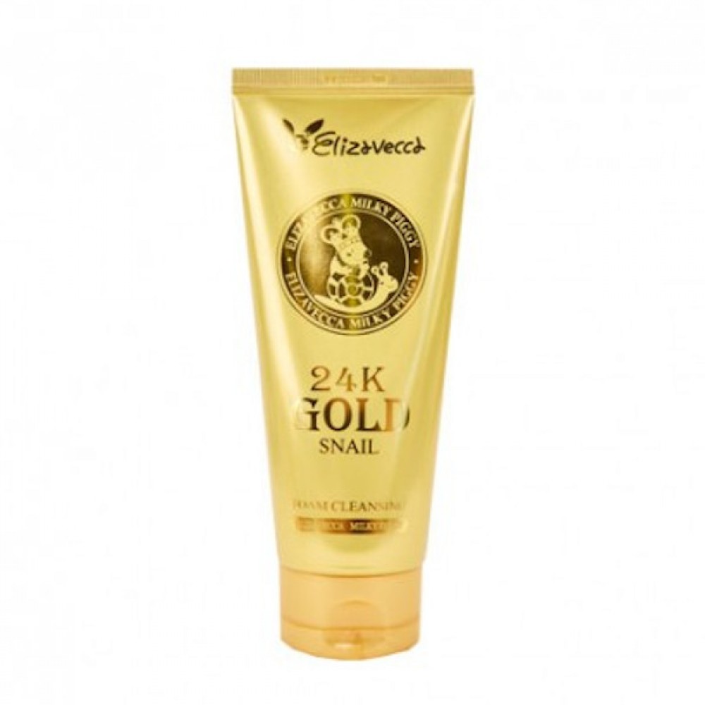 Elizavecca - Milky Piggy 24K Gold Snail Foam Cleansing