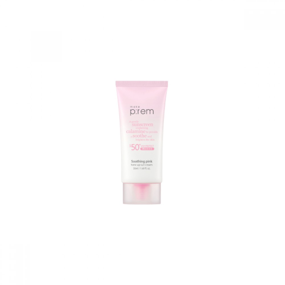 make p:rem - Soothing Pink Tone Up Sun Cream SPF50+ PA++++ - 50ml