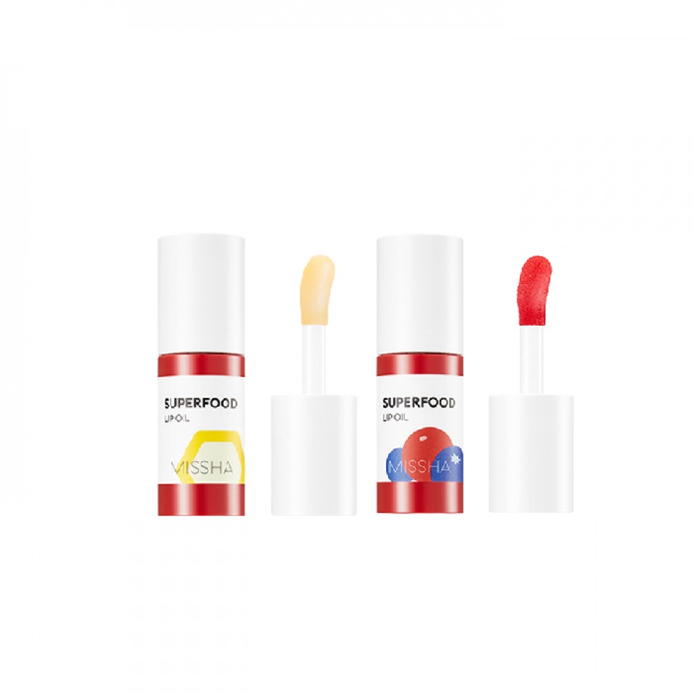 MISSHA Superfood Lip Oil Set (Berry & Honey)