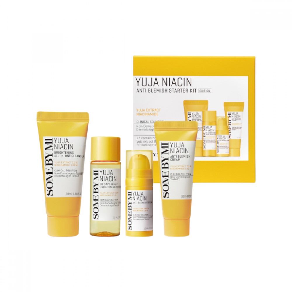SOME BY MI - Yuja Niacin Anti Blemish Starter Kit Edition - 4 items