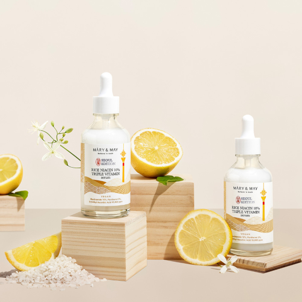 Mary&May - Rice Niacin 10% Triple Vitamin Serum - 80ml