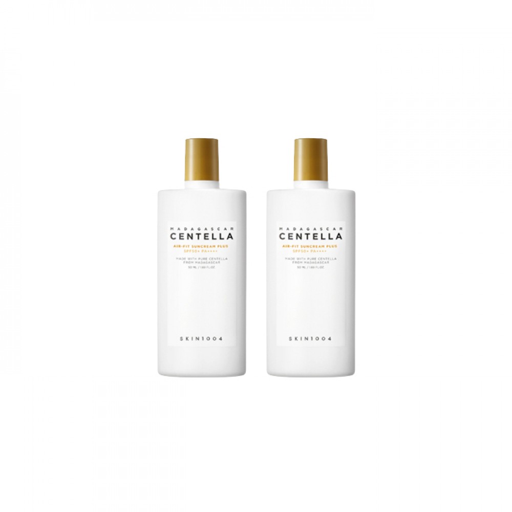 SKIN1004 - Madagascar Centella Air-Fit Suncream Plus SPF50+ PA++++ - 50ml (2ea) Set