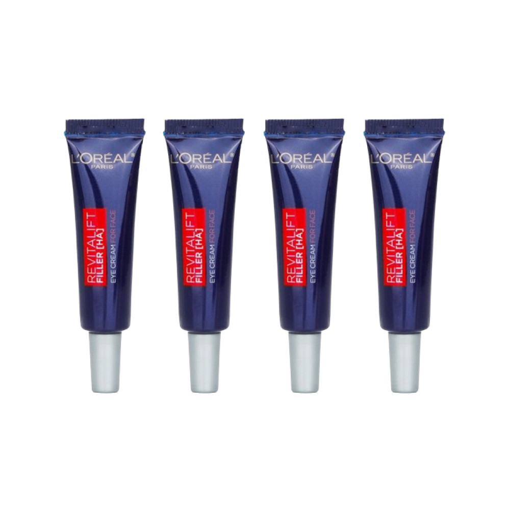 L'OREAL PARIS - Revitalift Filler HA Eye Cream For Face - 7.5ml (4ea) Set