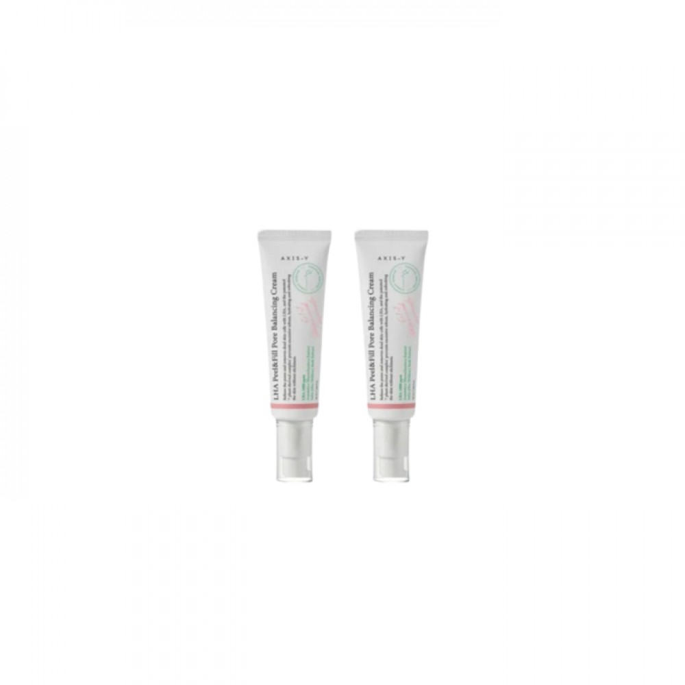 AXIS-Y - LHA Peel & Fill Pore Balancing Cream - 50ml (2ea) Set