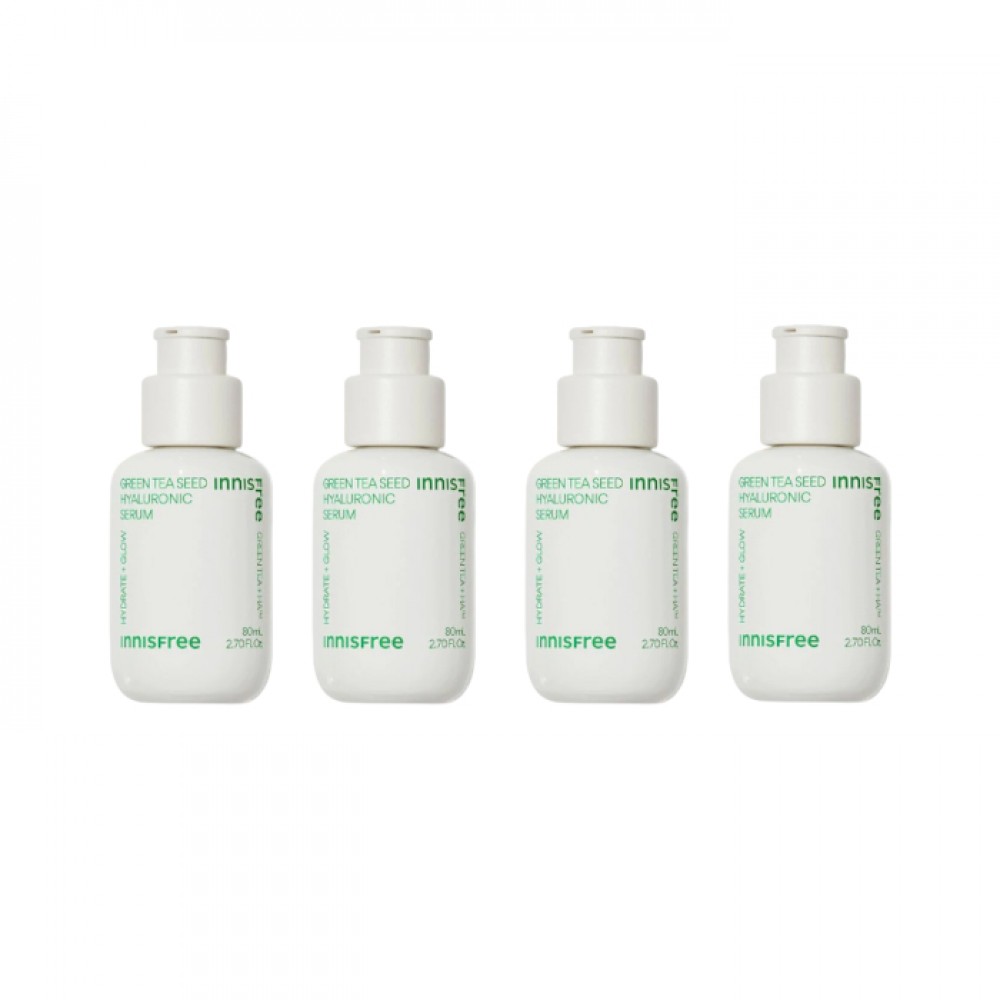 innisfree - Green Tea Seed Hyaluronic Serum - 80ml (4ea) Set