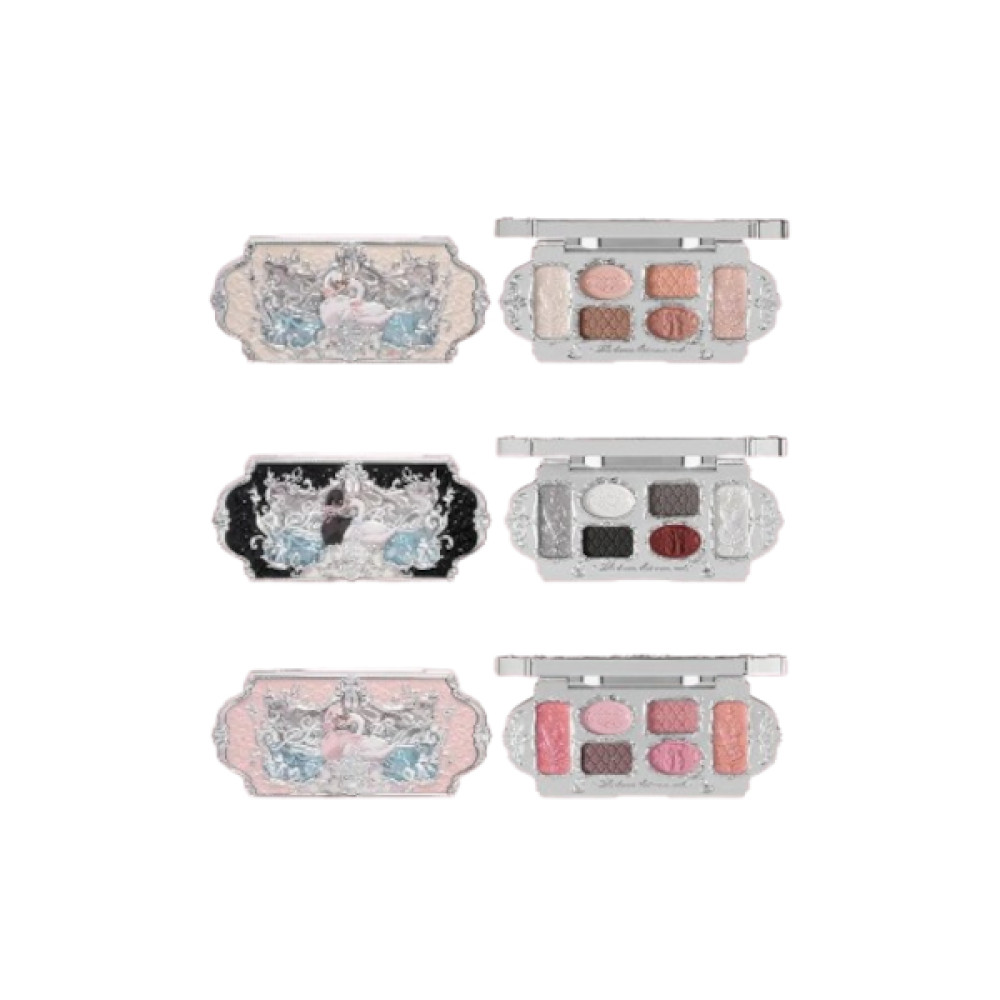 FlowerKnows - Swan Ballet Six-Color Eyeshadow Palette - 6.5g