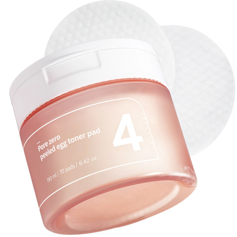 numbuz:n - No.4 Pore Zero Peeled Egg Toner Pad - 190ml/70pads