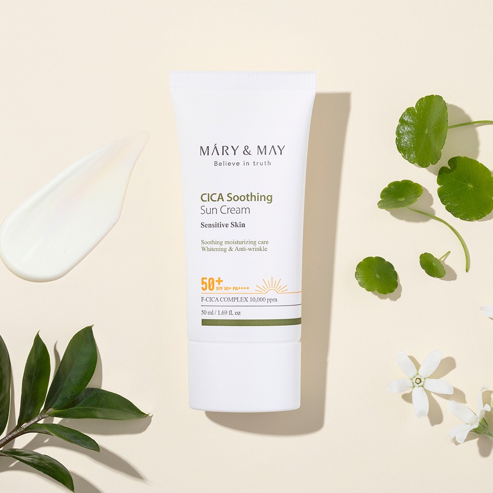 Mary&May - CICA Soothing Sun Cream SPF50+ PA++++ - 50ml