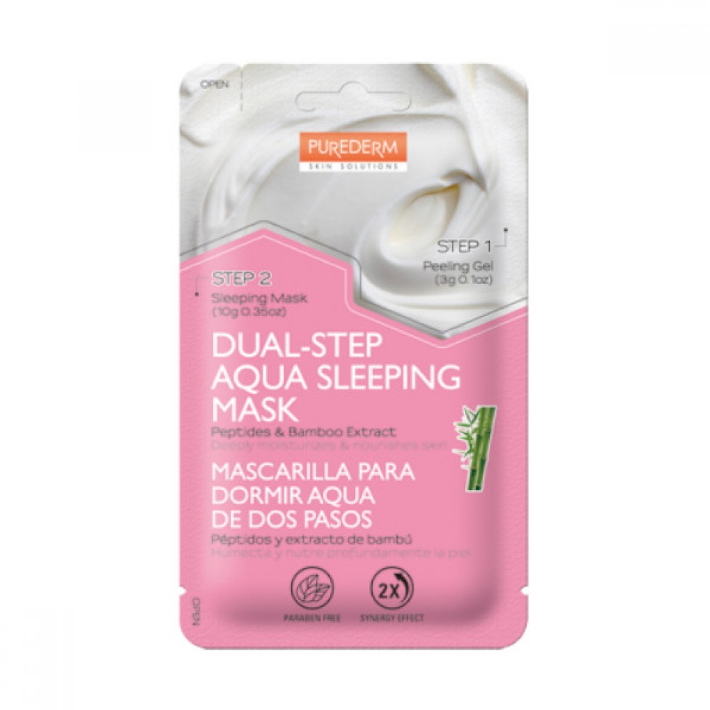 PUREDERM - Dual-Step Aqua Sleeping Mask
