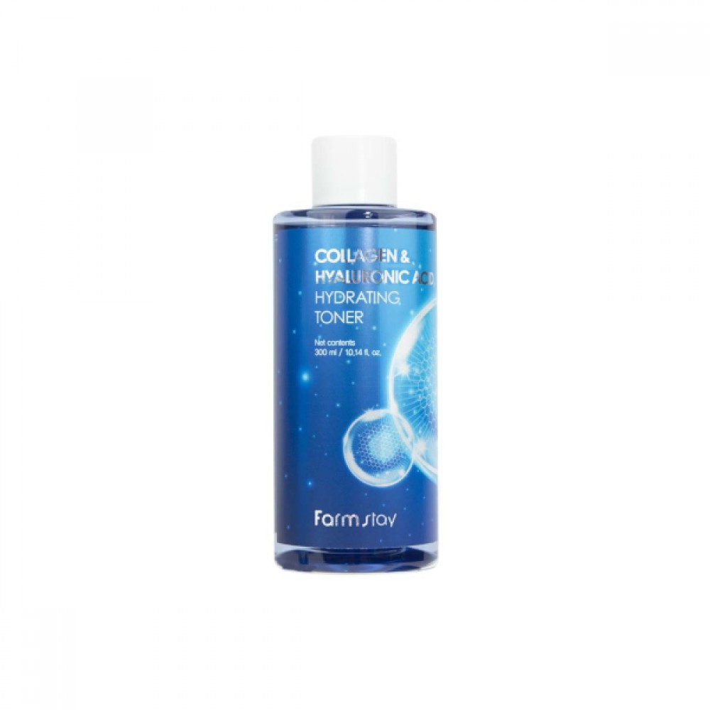 Farm Stay - Collagen & Hyaluronic Acid Hydrating Toner - 300ml