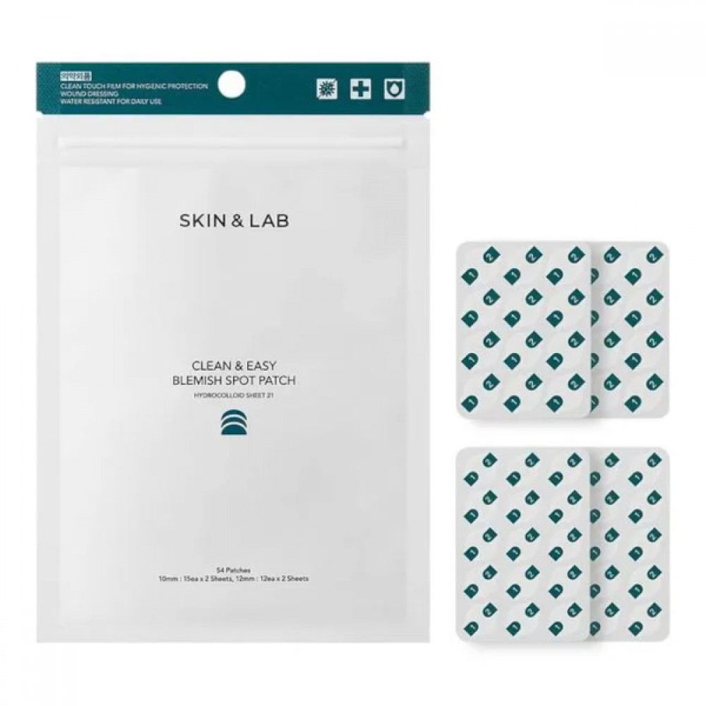 SKIN&LAB - Clean & Easy Blemish Spot Patch - 54ea