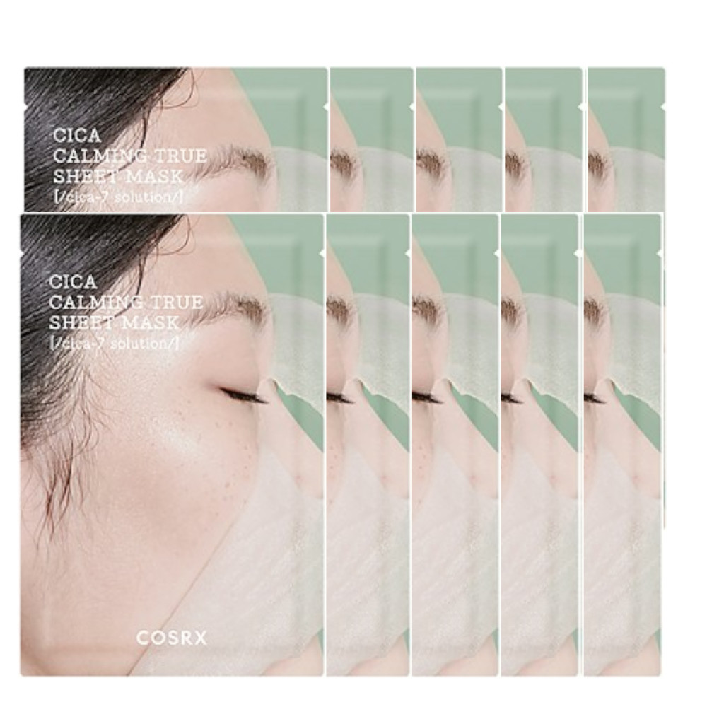 COSRX - Pure Fit Cica Calming True Sheet Mask - 10pcs