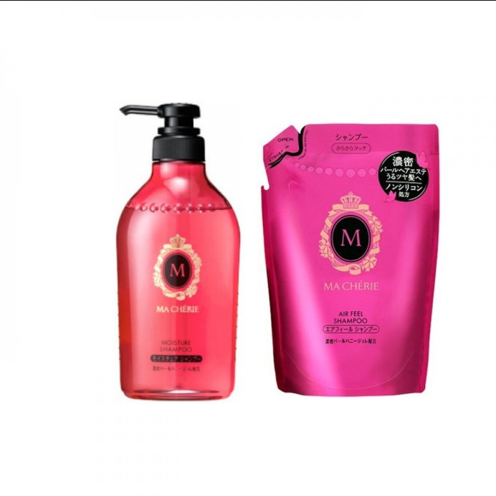 Shiseido - Ma Cherie Shampoo EX - Moisture & Refill Set