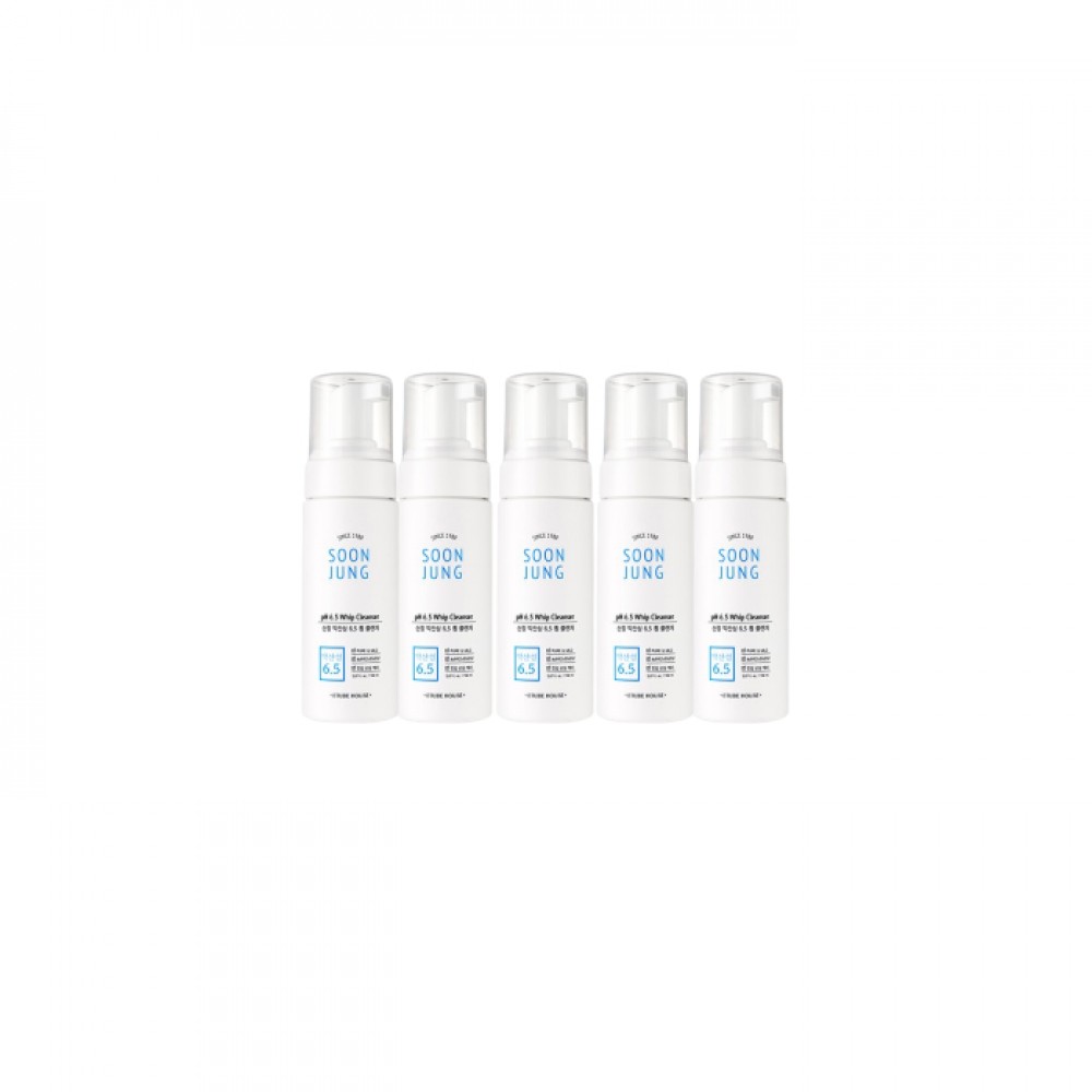 ETUDE - Soon Jung pH 6.5 Whip Cleanser - 150ml (5ea) set