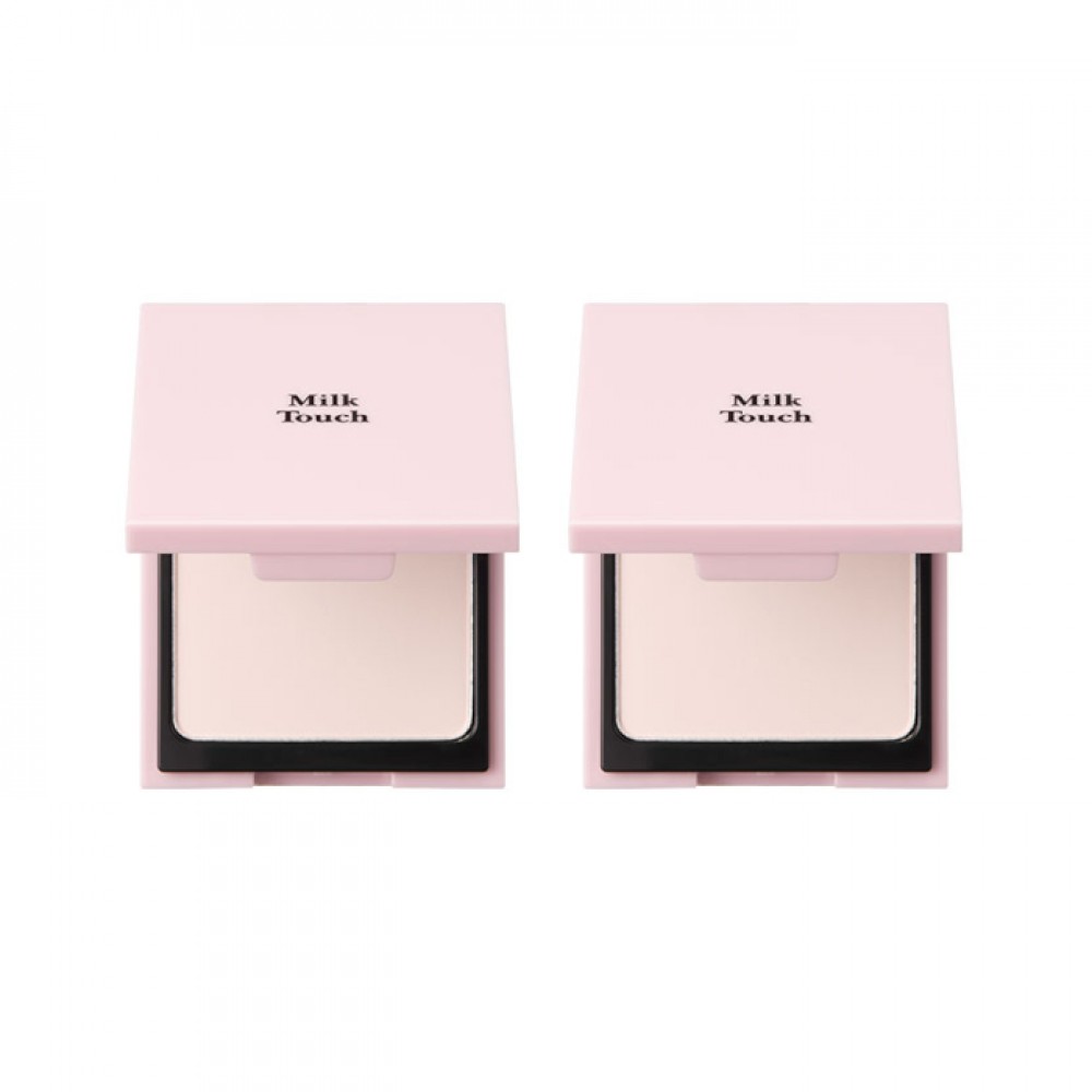 Milk Touch - All-Day Perfect Blurring Fixing Pact - 10g (2ea) Set