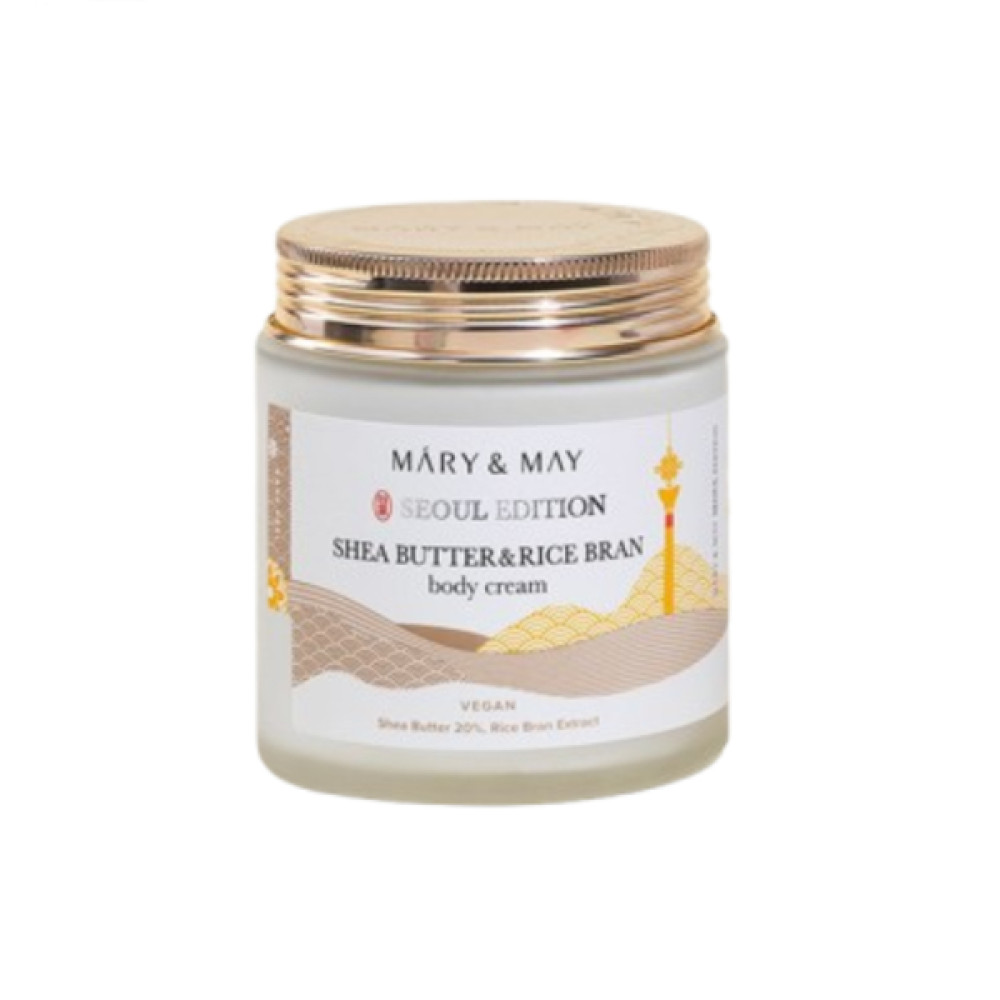 Mary&May - Shea Butter & Rice Bran Body Cream Seoul Edition - 250ml