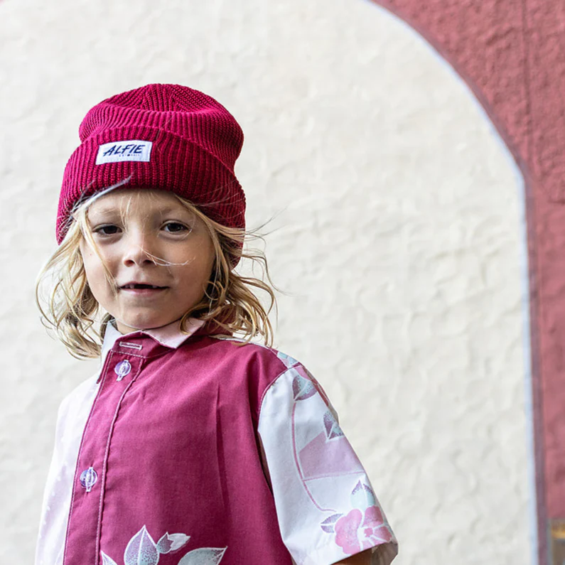 Maroon Alfie Beanie