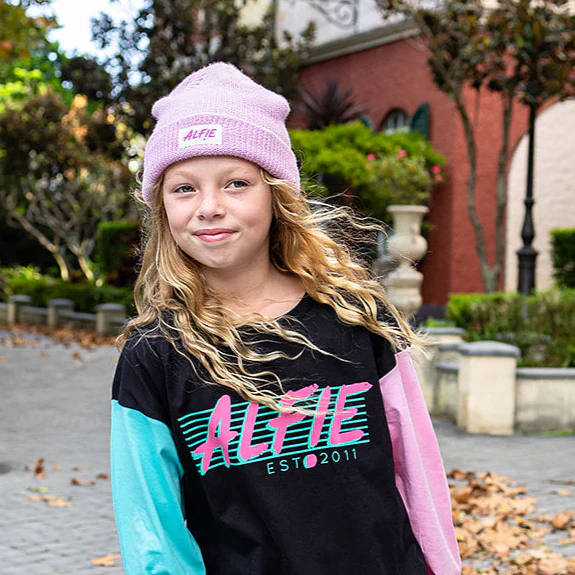 Lilac Alfie Beanie