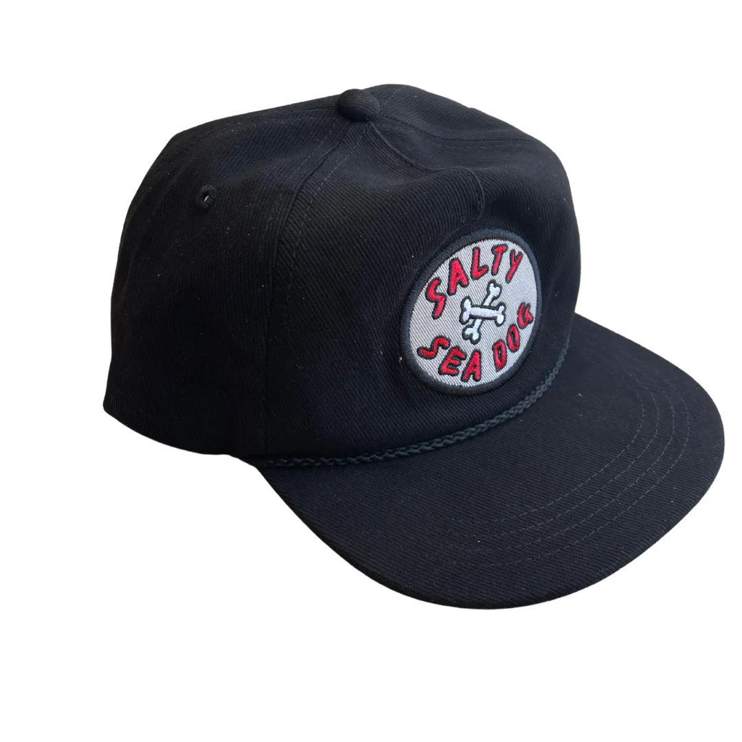 Salty Sea Dog Cap - Black