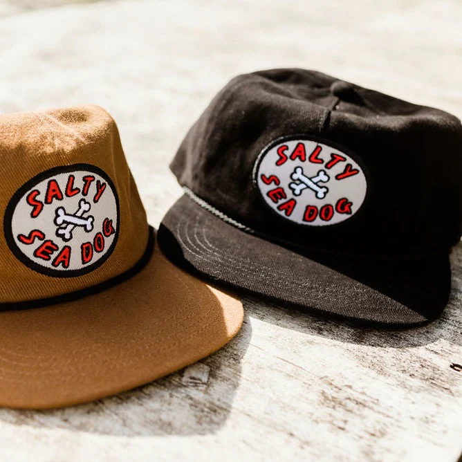 Salty Sea Dog Cap - Black