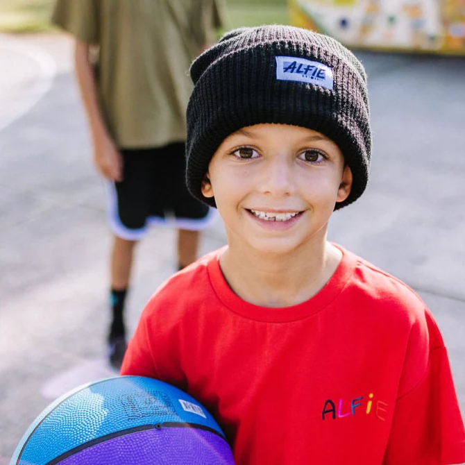 Black Alfie Beanie