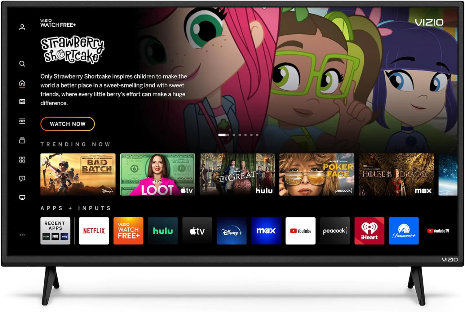 VIZIO D-Series 40 Smart TV, Full HD 1080p, AMD FreeSync, Apple AirPlay, Black
