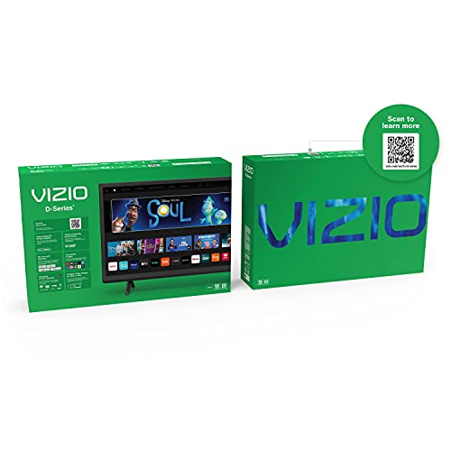 VIZIO D-Series 40 Smart TV, Full HD 1080p, AMD FreeSync, Apple AirPlay, Black