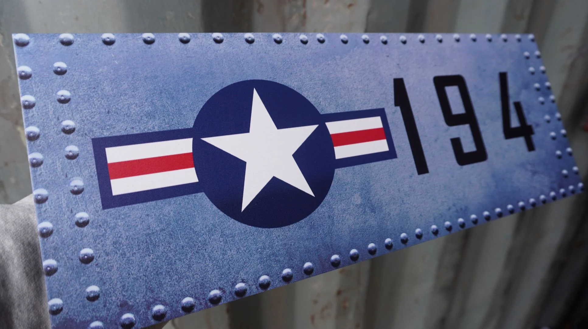 Military Aircraft Address Sign