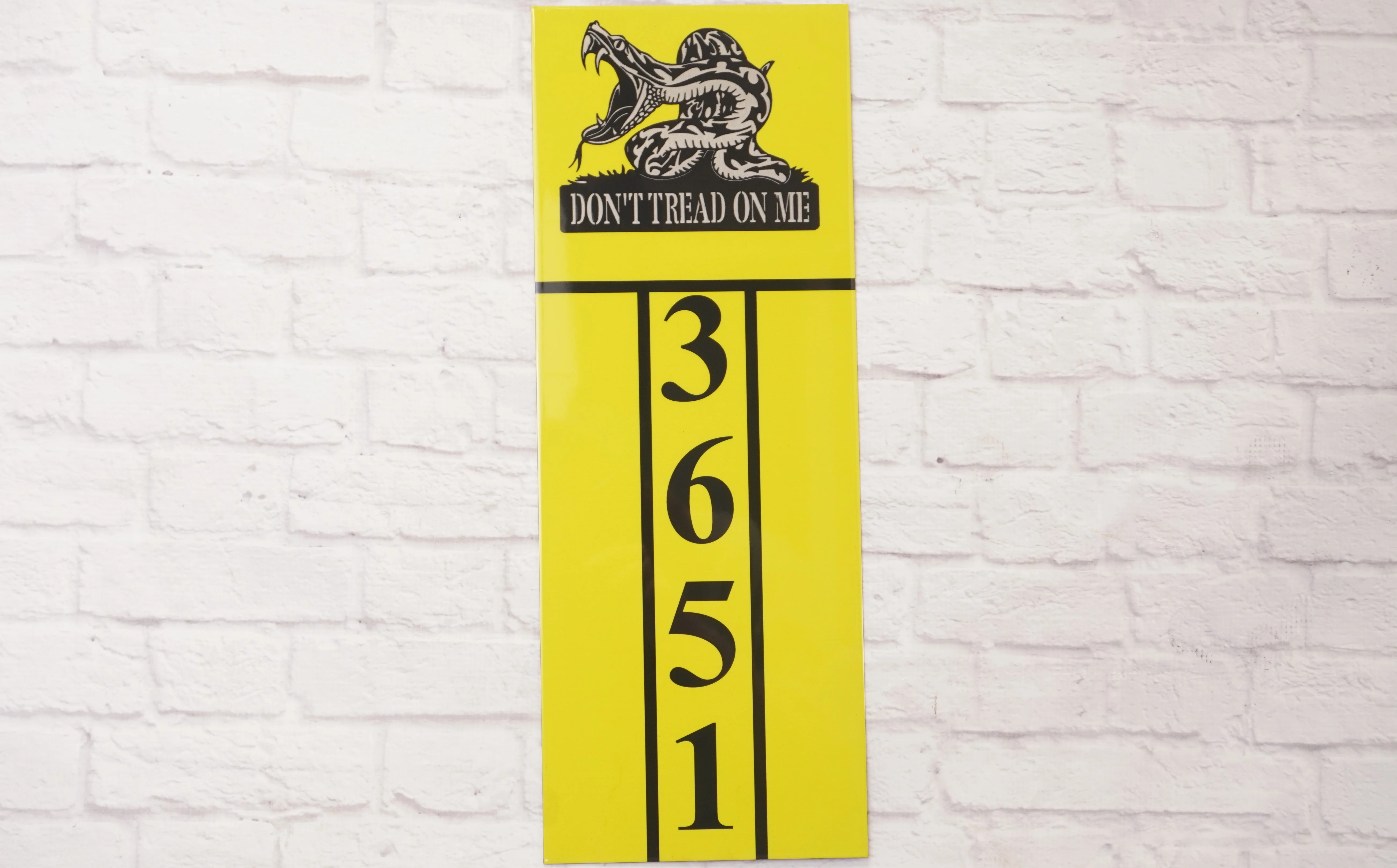 Gadsden Address Sign