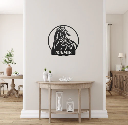 Horse Portrait Last Name