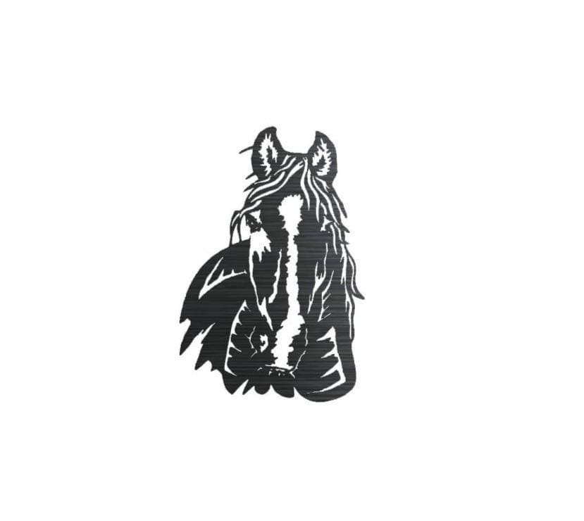 Horse Silhouette Metal Sign