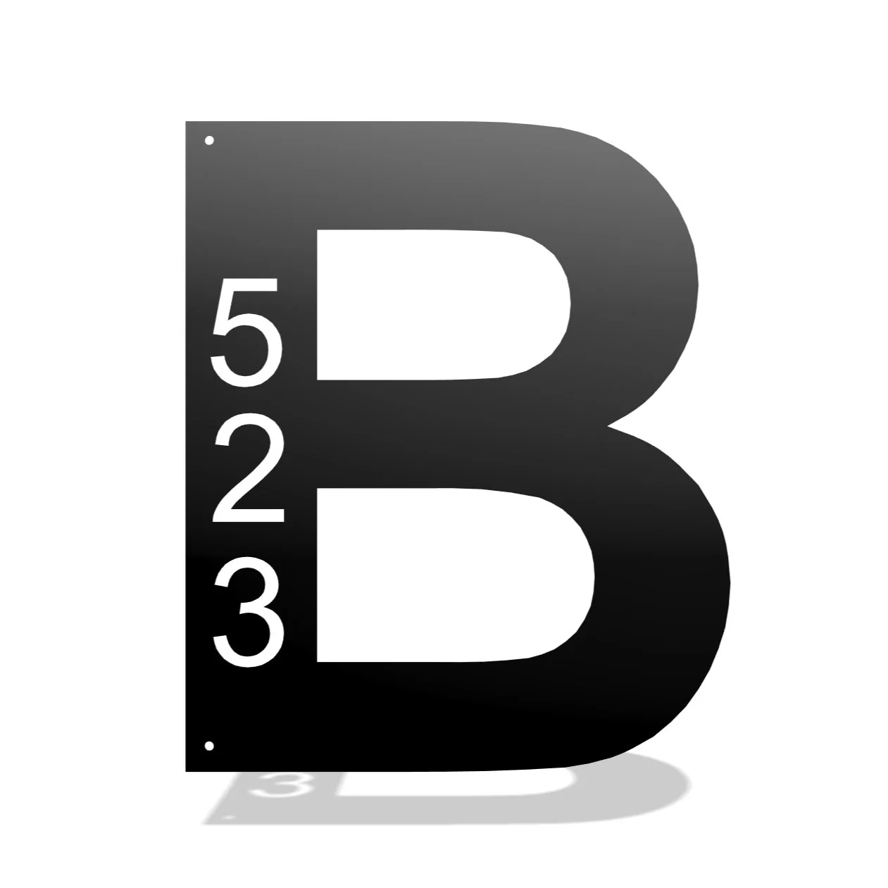 Custom Letter Address Number