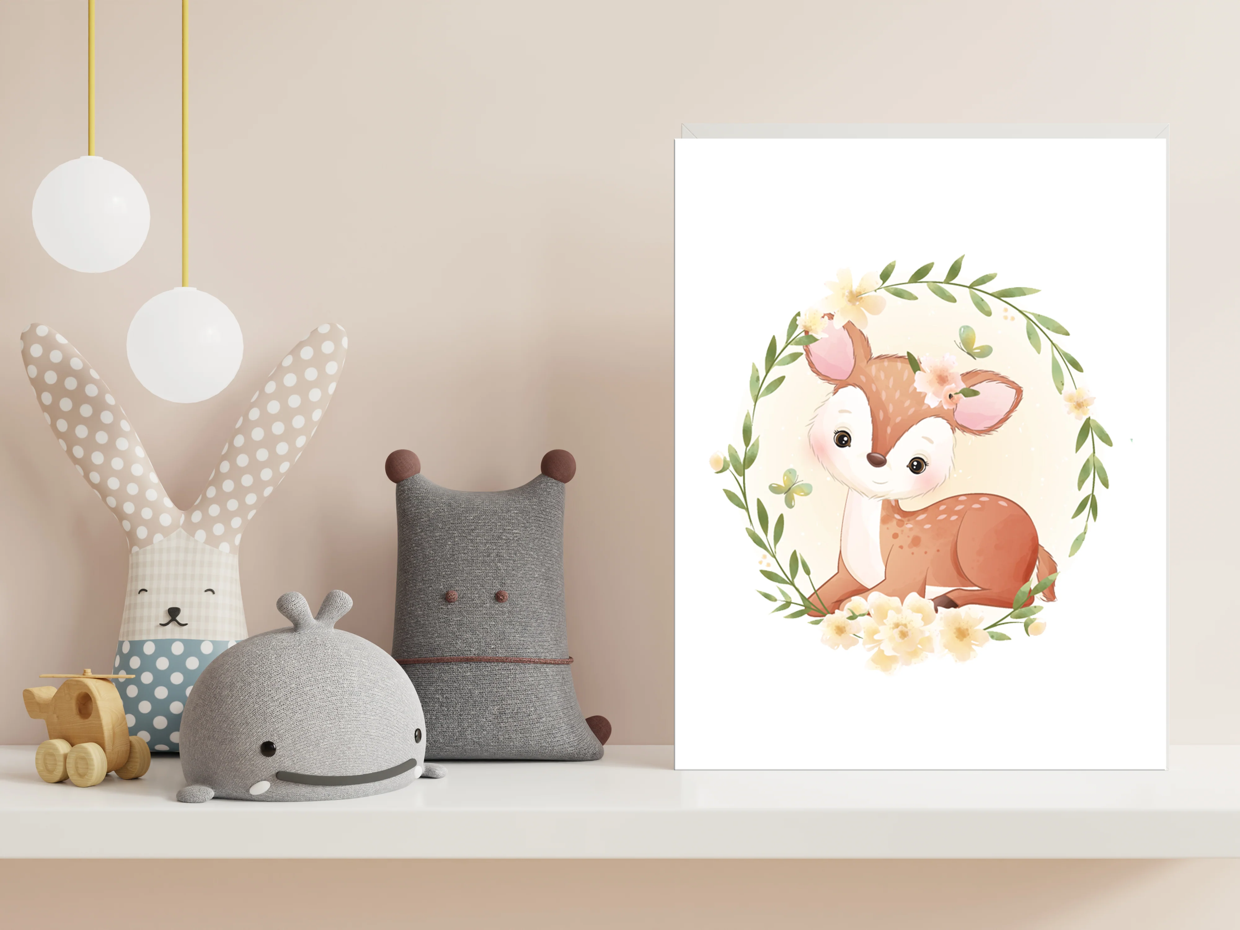 Baby Deer Nursery Décor