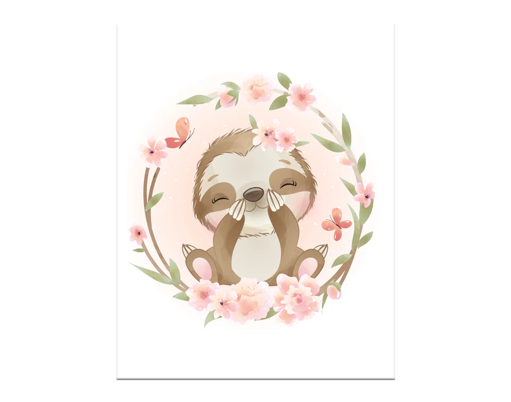 Baby Sloth Nursery Décor