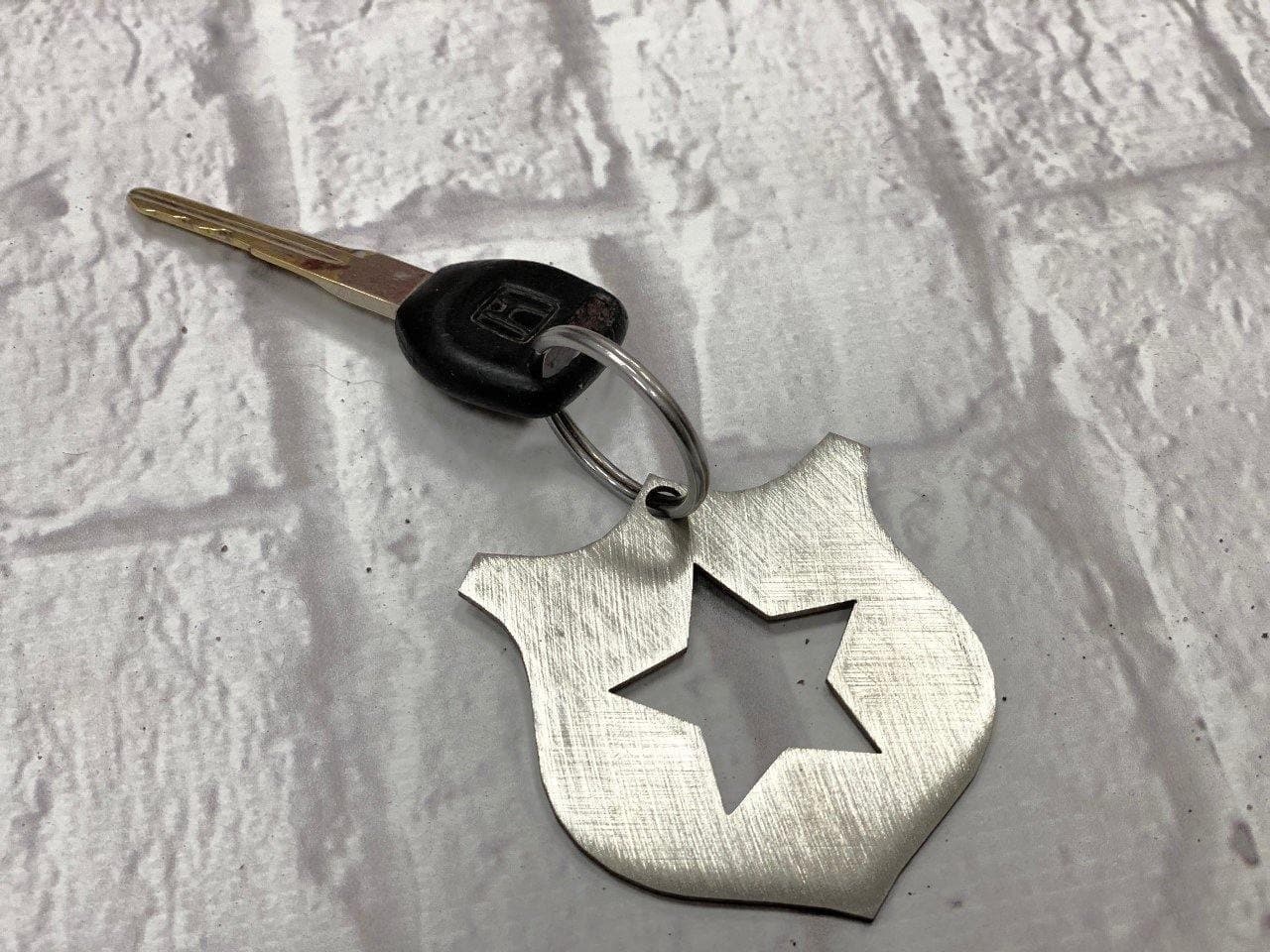 Police Badge Keychain