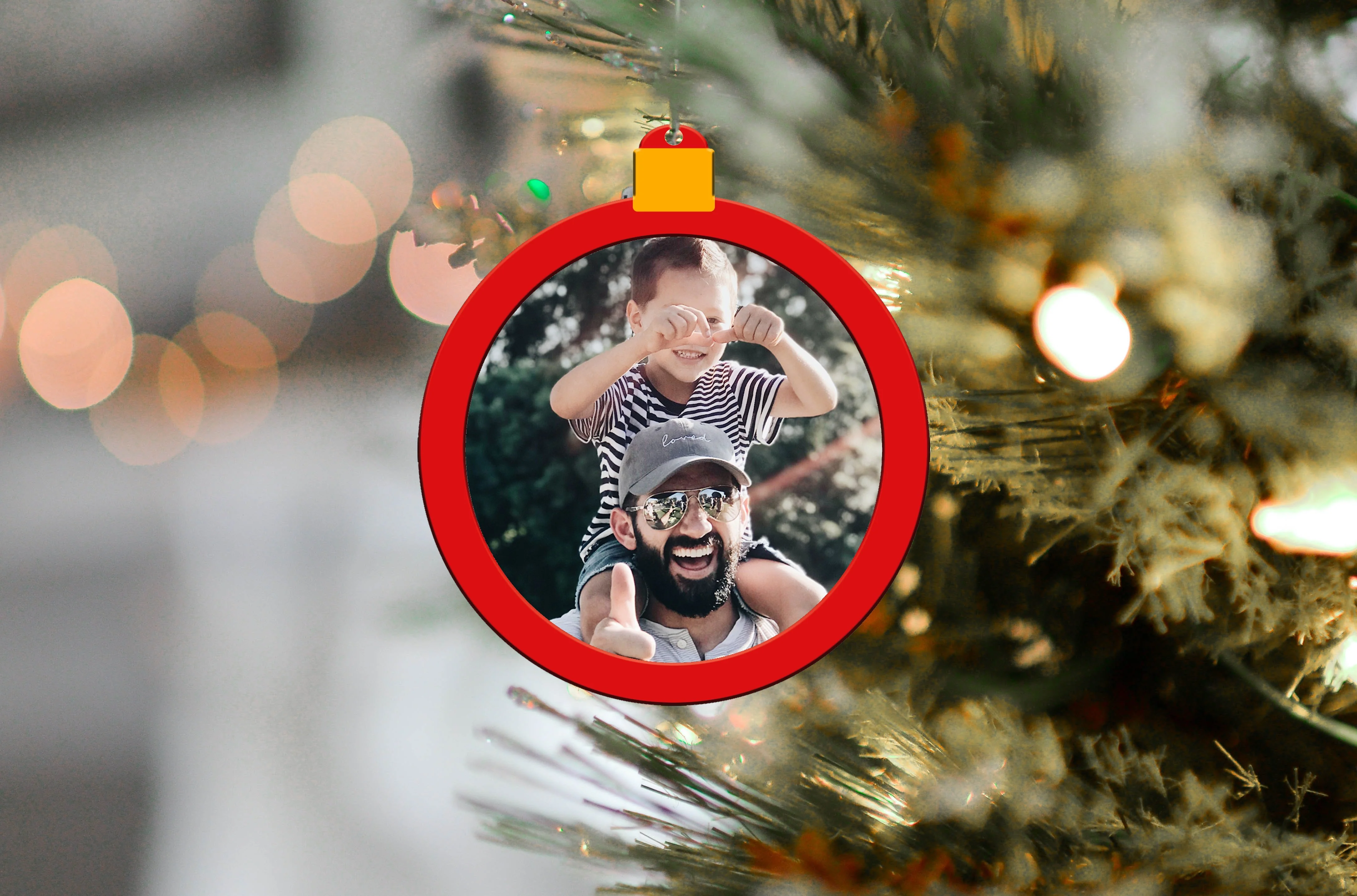 Holiday Ornament- Custom Photo