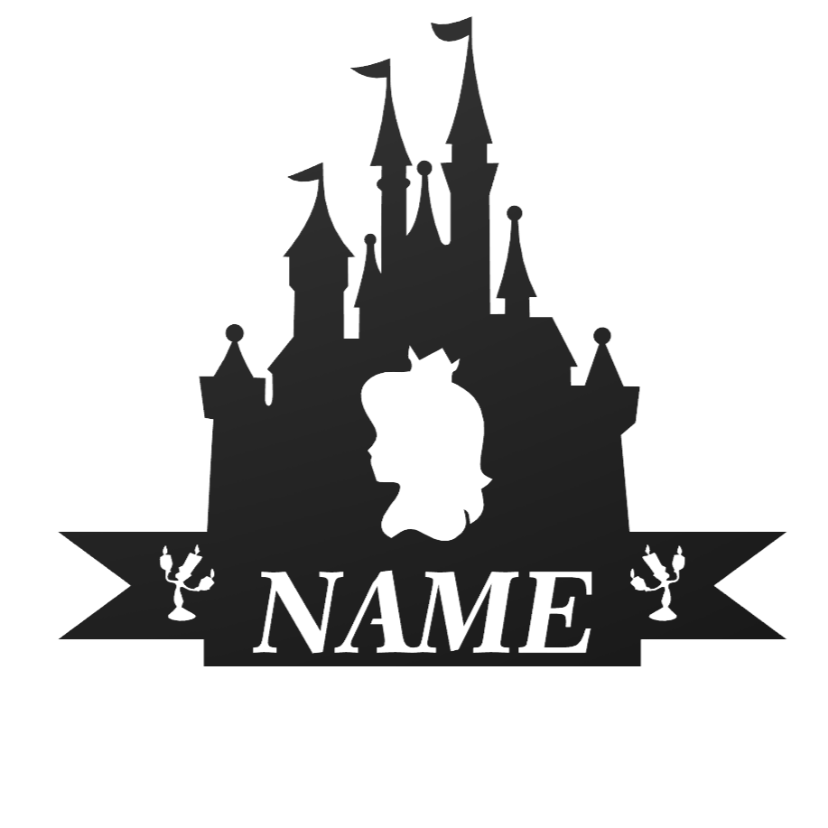 Princess Castle Monogram