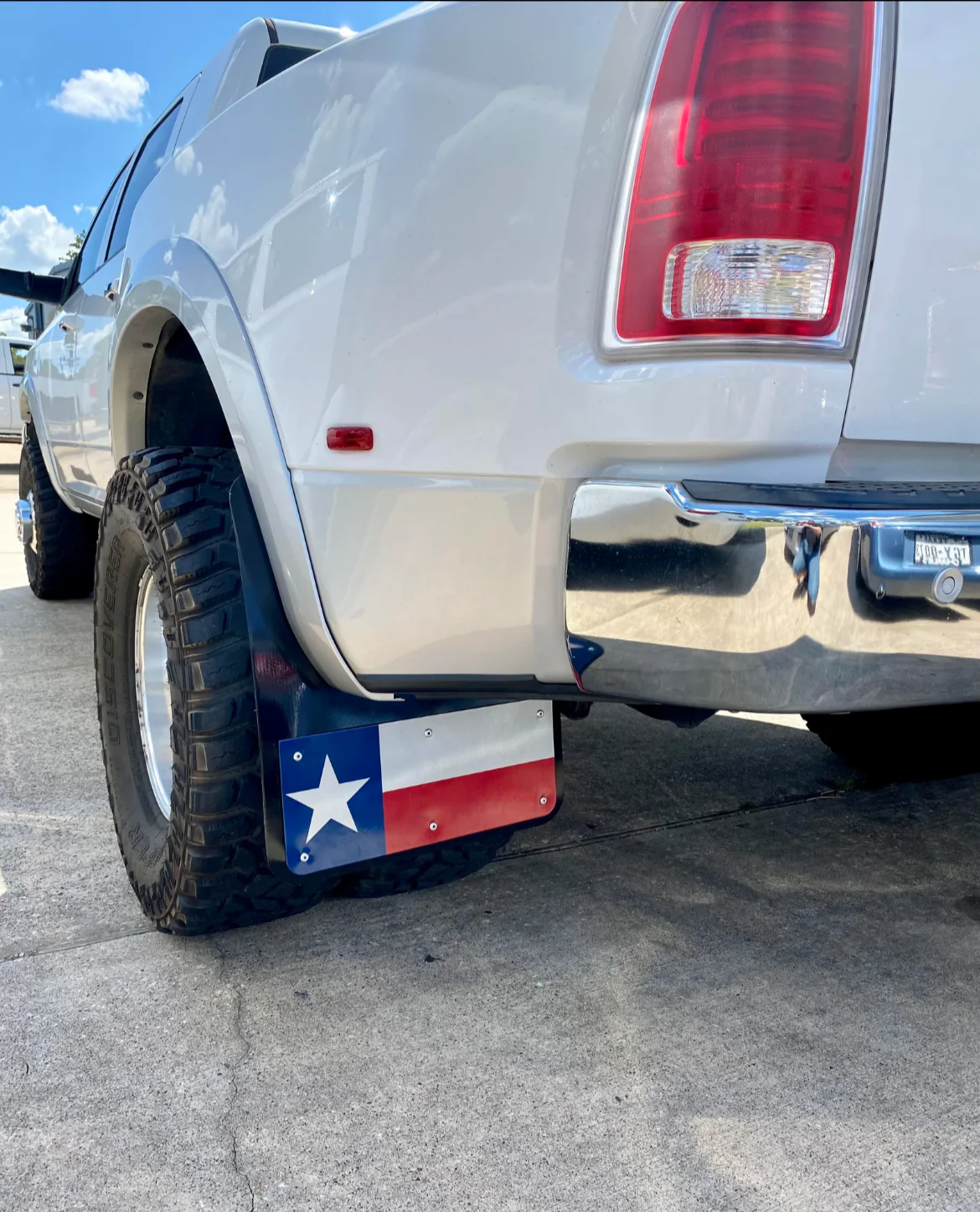 Custom Mud Flap Weight Panel